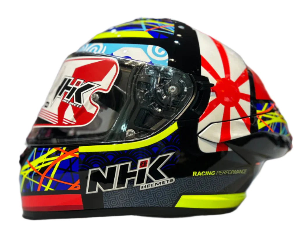 NHK K5R HINODE JAPAN GLOSS BLACK HELMET