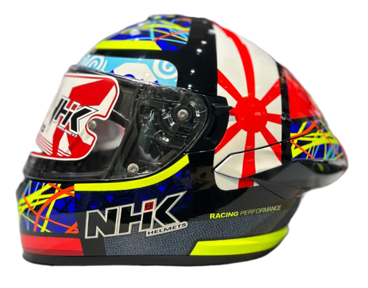 NHK K5R HINODE JAPAN GLOSS BLACK HELMET