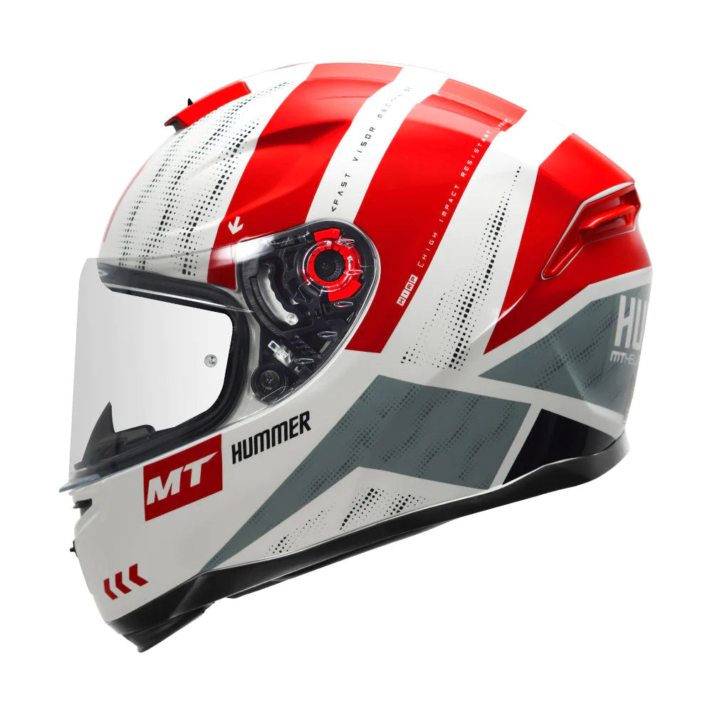 MT HUMMER FLEX HELMET - GLOSS RED