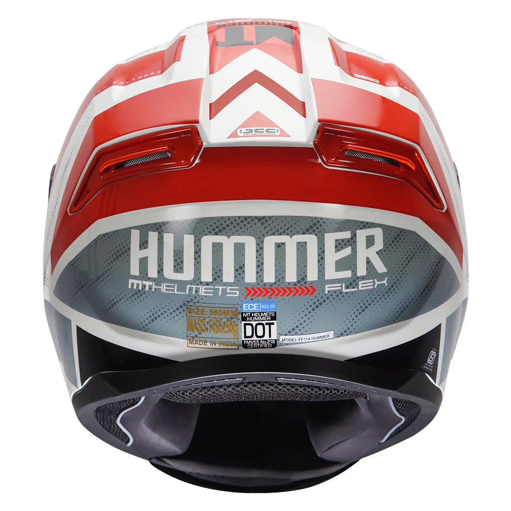MT HUMMER FLEX HELMET - GLOSS RED