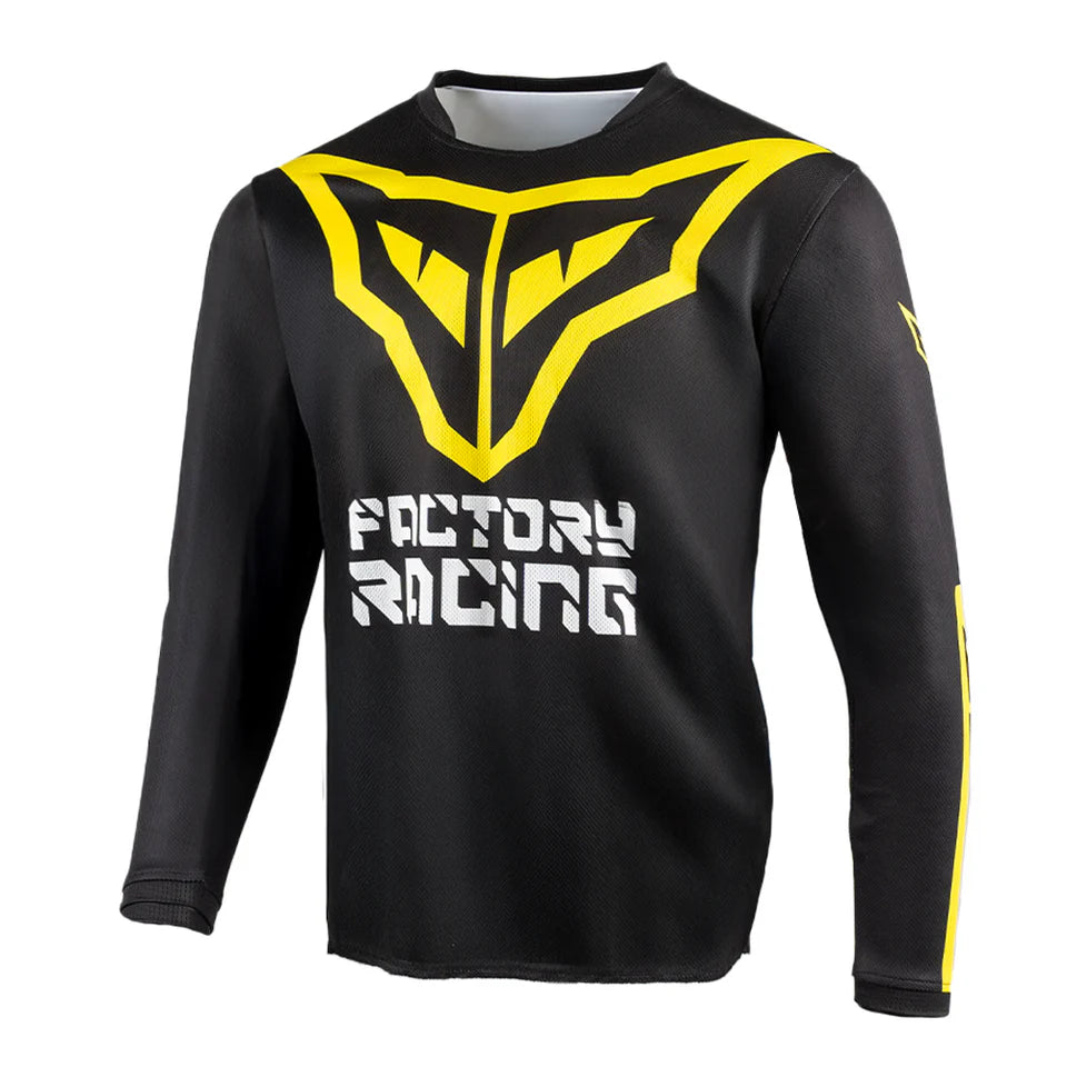 DSG ALPHA RACING JERSEY : BLACK YELLOW