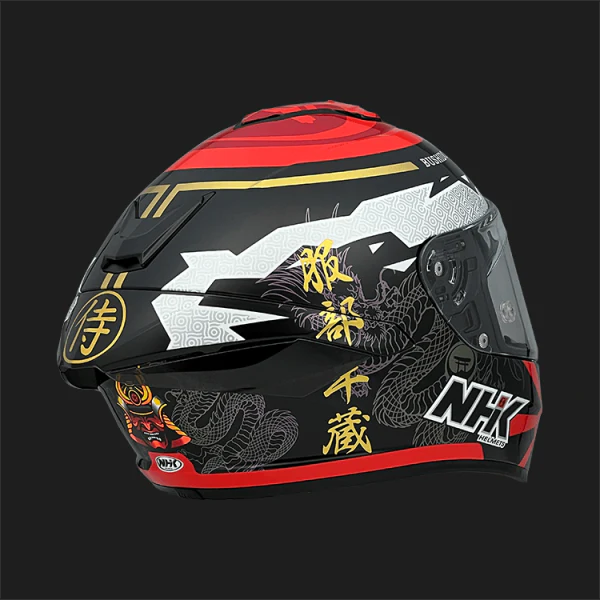 NHK K5R MIHA #1 BLACK & RED HELMET
