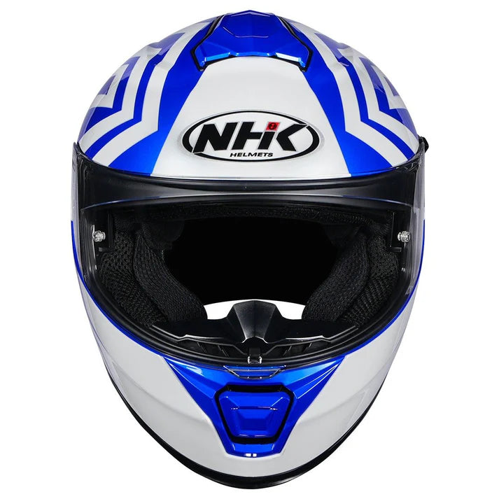 NHK K5R IRIDIUM AQSO WHITE HELMET