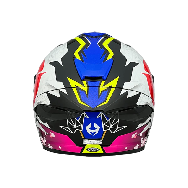 NHK K5R 2V ALONSO LOPEZ #4 GLOSS BLACK BLUE HELMET