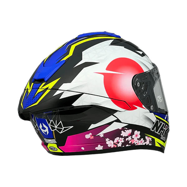 NHK K5R 2V ALONSO LOPEZ #4 GLOSS BLACK BLUE HELMET