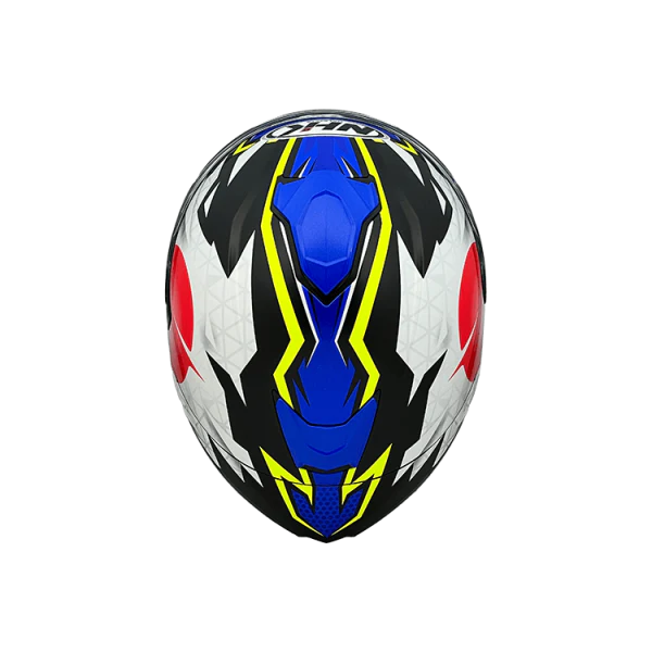 NHK K5R 2V ALONSO LOPEZ #4 GLOSS BLACK BLUE HELMET