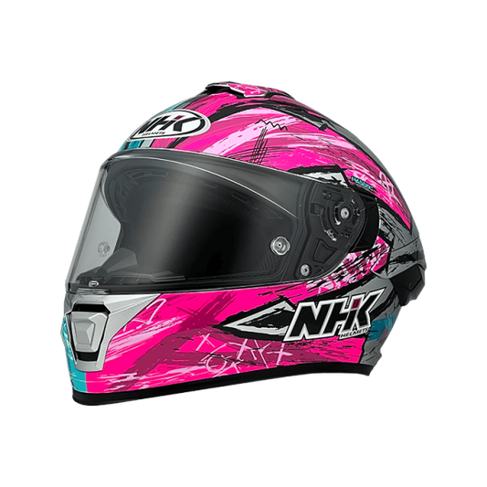 NHK K5R ARCHIE MCD 69 SIL PINK HELMET