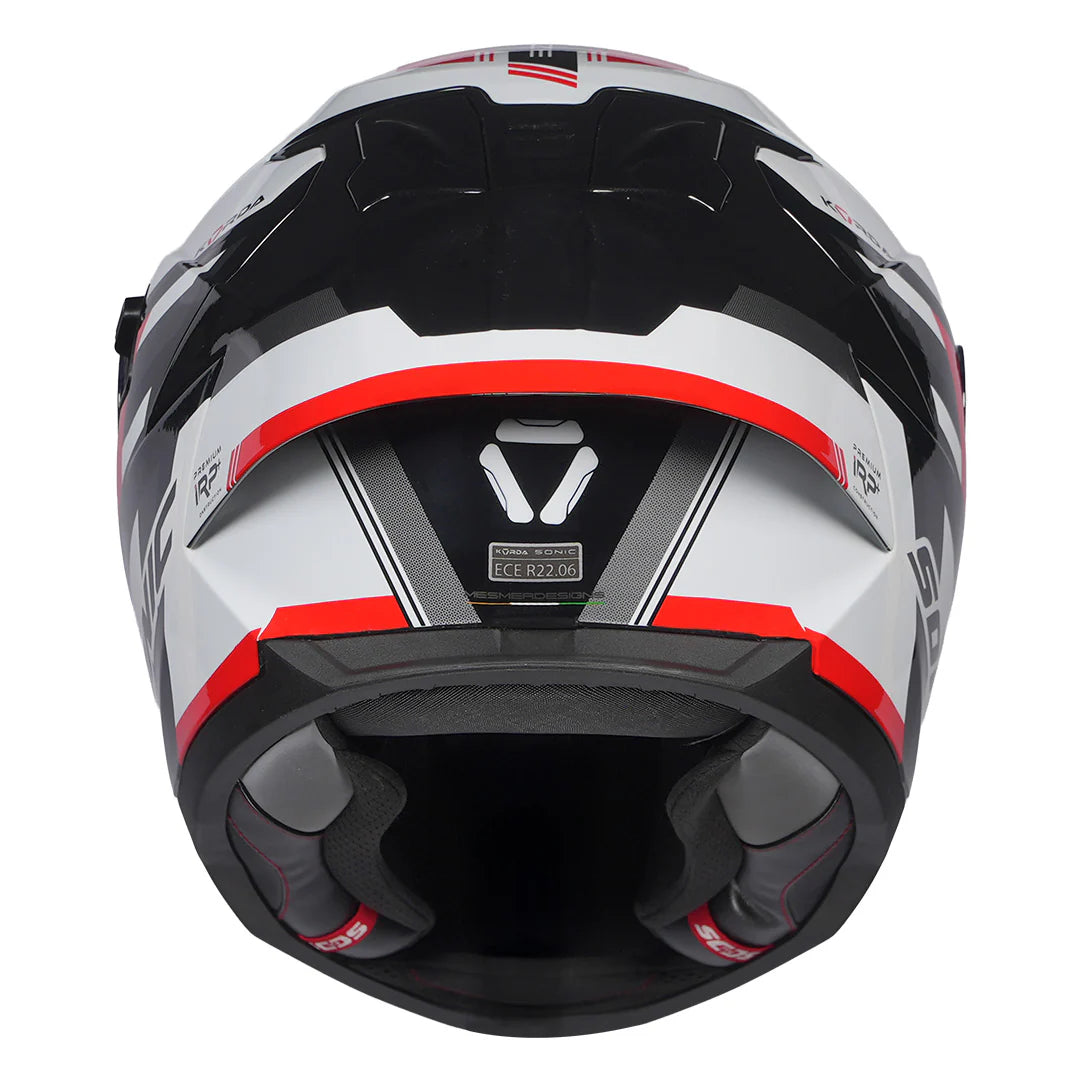 KORDA SONIC GP FLASH HELMET - RED