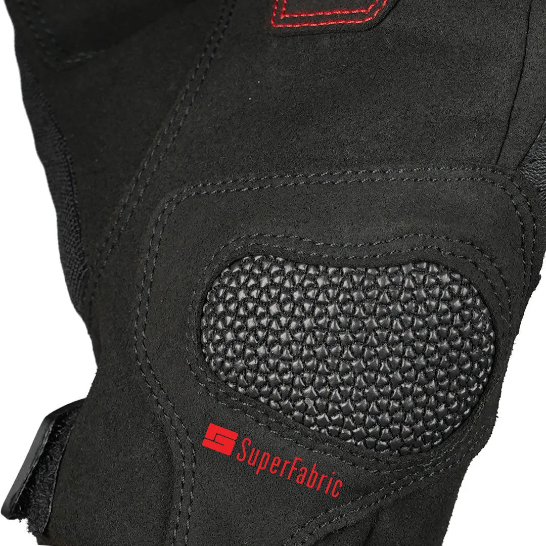 KORDA TRIAD RIDING GLOVES - RED