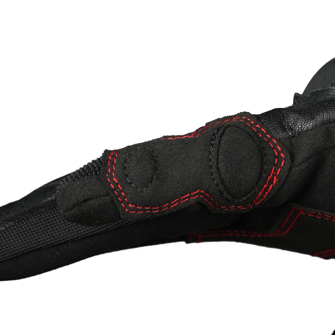 KORDA TRIAD RIDING GLOVES - BLACK & RED