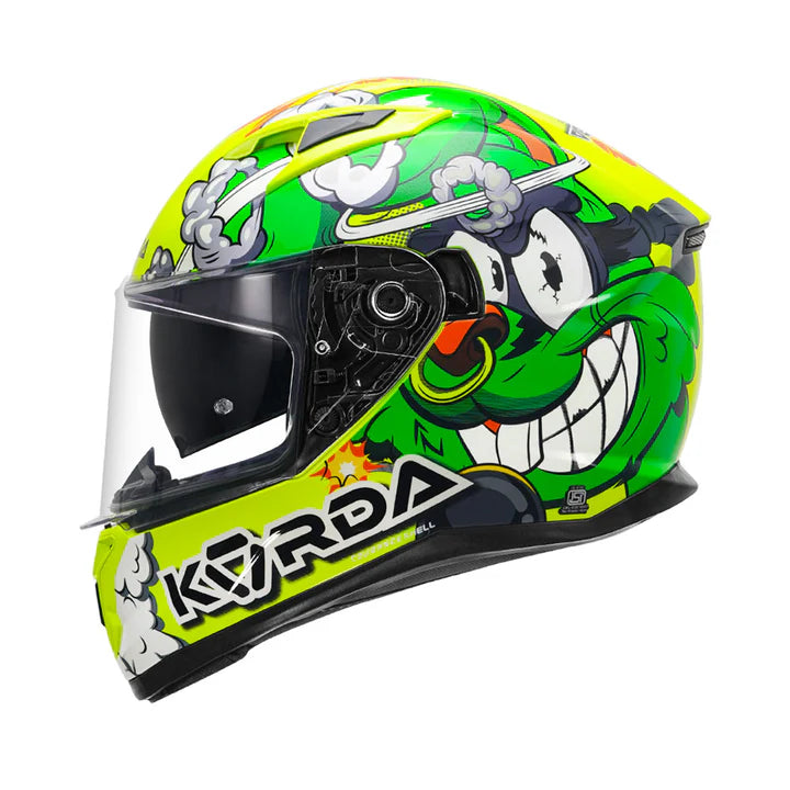 KORDA TOURANCE BUNNY HELMET FLUORESCENT YELLOW