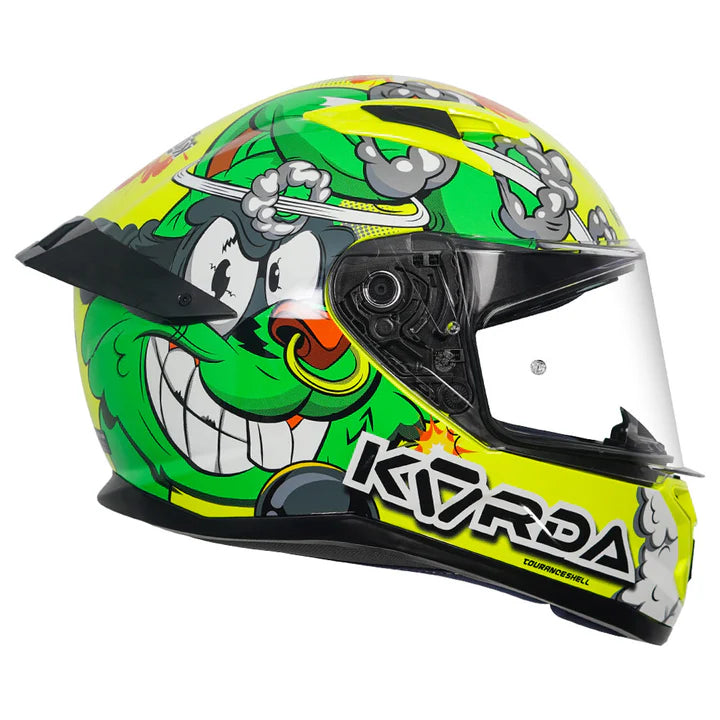 KORDA TOURANCE BUNNY HELMET FLUORESCENT YELLOW