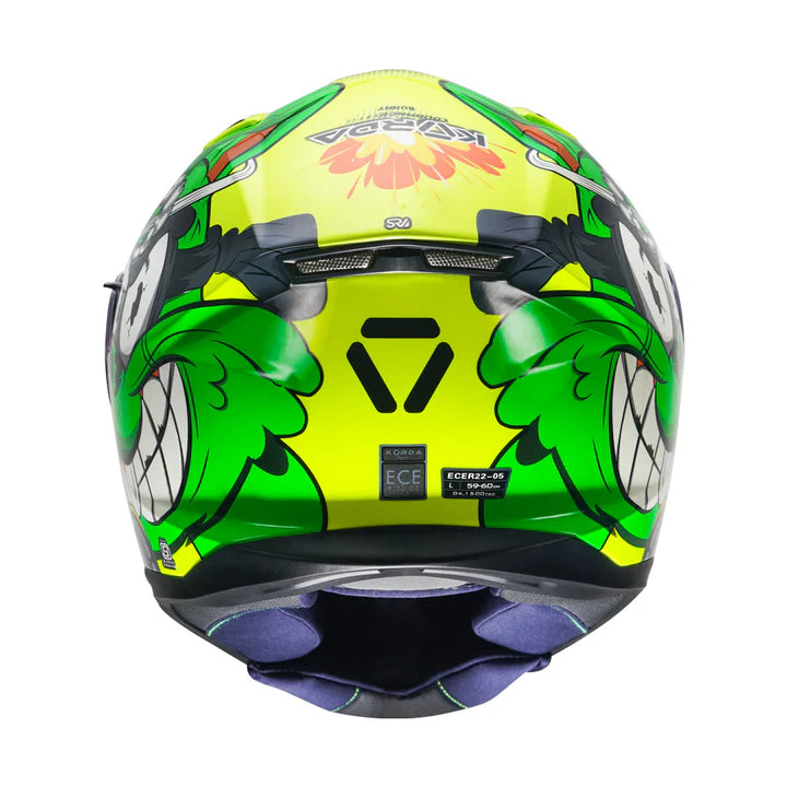 KORDA TOURANCE BUNNY HELMET FLUORESCENT YELLOW