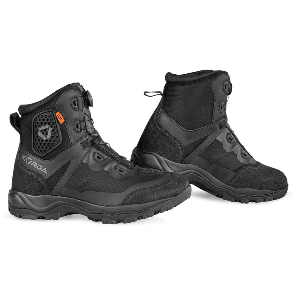 KORDA RECON RIDING BOOTS - BLACK – GearUpIndia