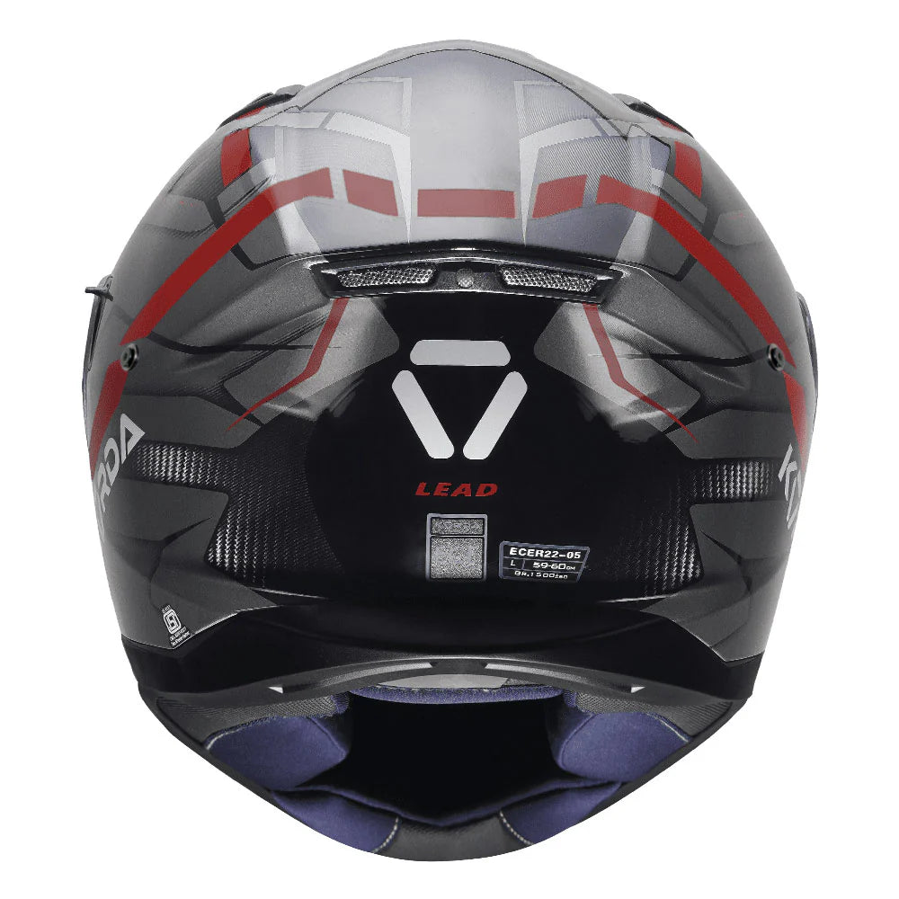 KORDA TOURANCE LEAD HELMET RED
