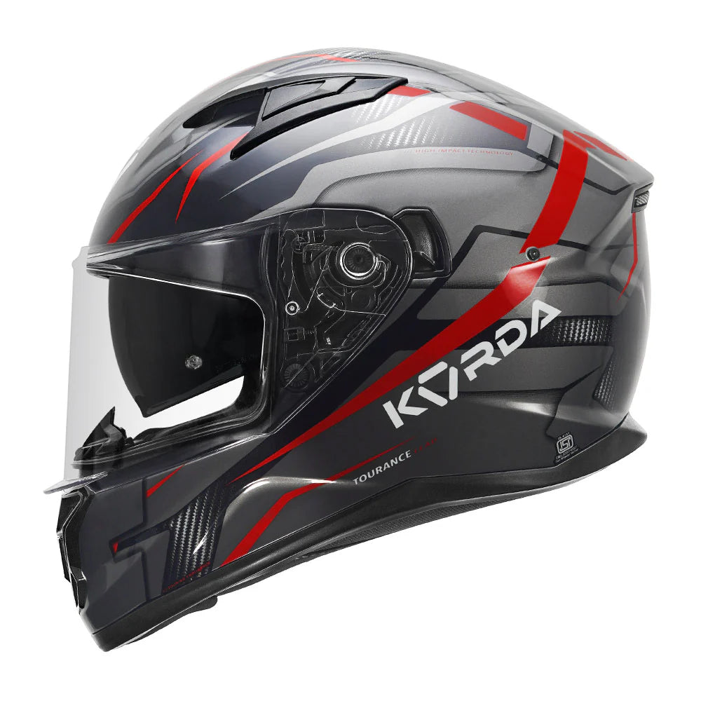 KORDA TOURANCE LEAD HELMET RED