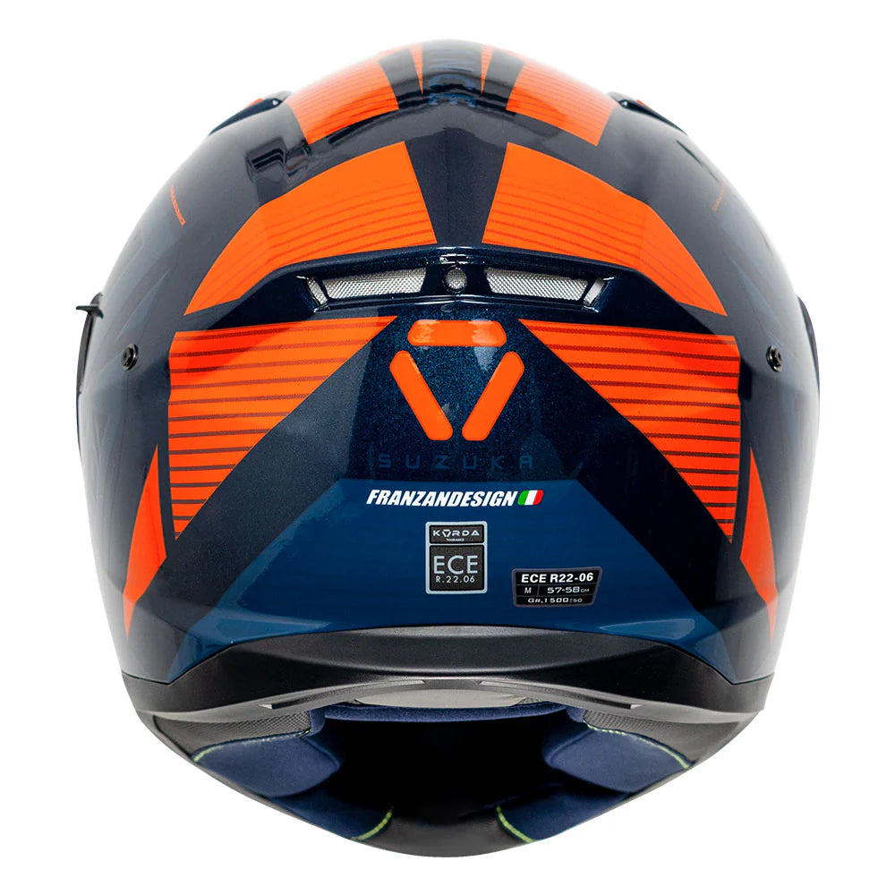 KORDA TOURANCE SUZUKA HELMET - ORANGE