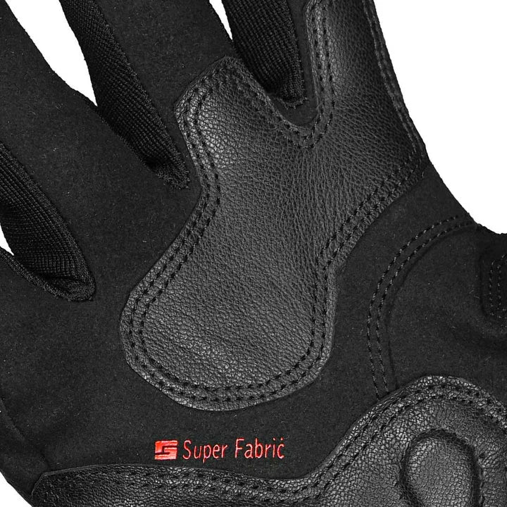 KORDA HYBRID RIDING GLOVES - FL YELLOW