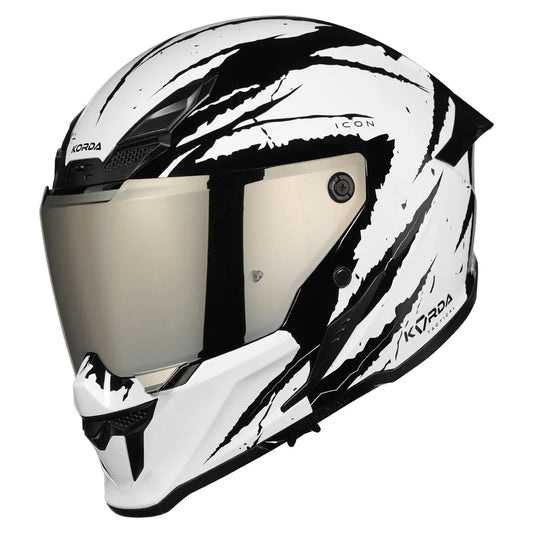 KORDA ICON FALLOUT HELMET - GLOSS WHITE