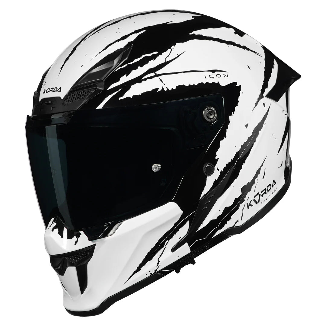 KORDA ICON FALLOUT HELMET - GLOSS WHITE