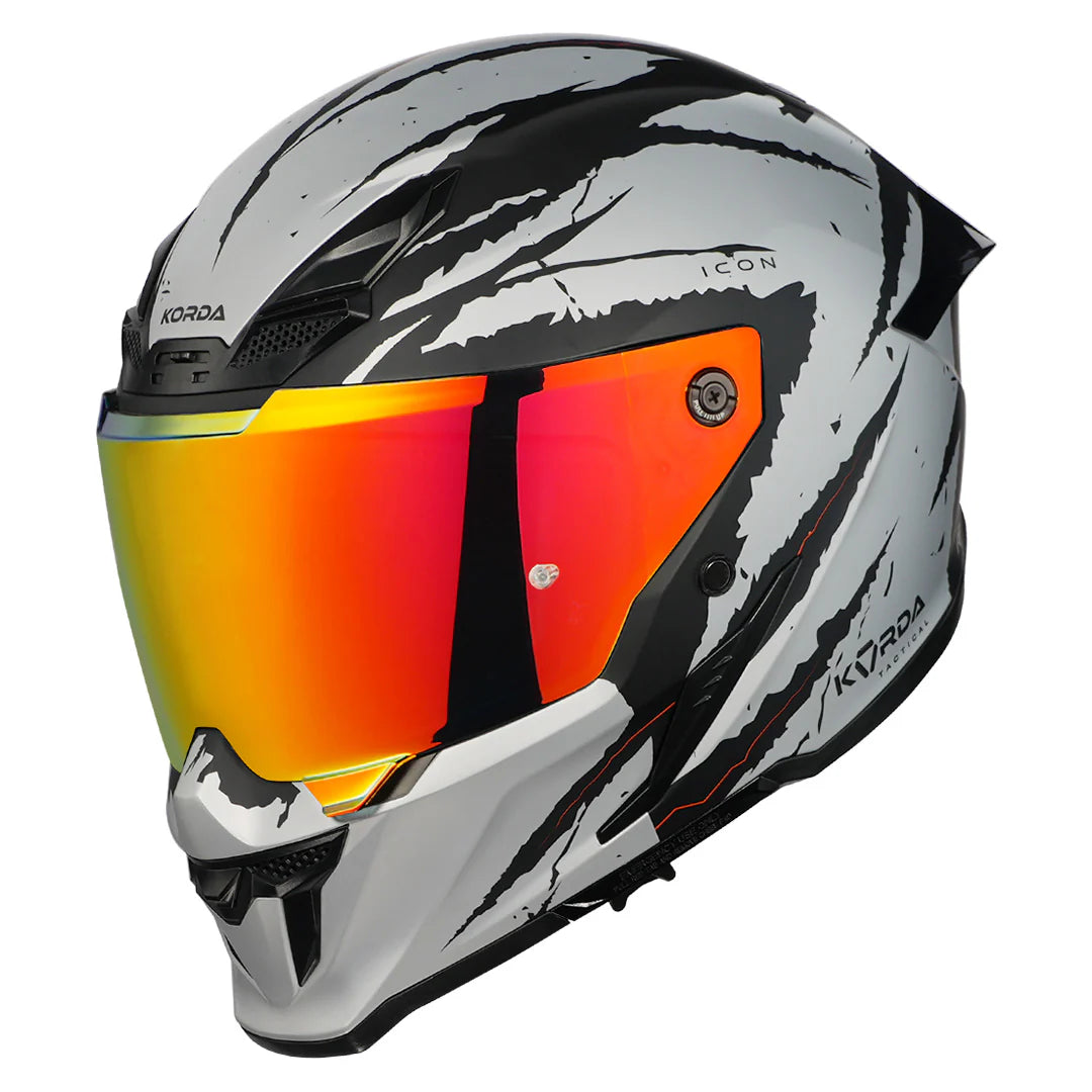 KORDA ICON FALLOUT HELMET - MATT SILVER