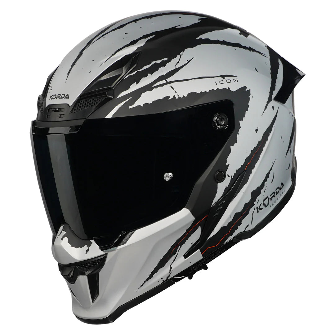 KORDA ICON FALLOUT HELMET - MATT SILVER