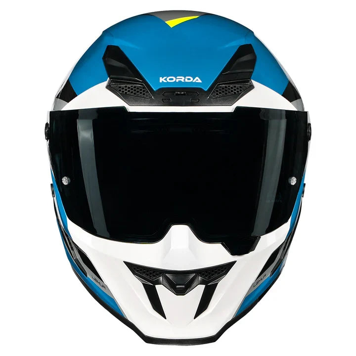 KORDA ICON LEMUR HELMET -  GLOSS WHITE BLUE