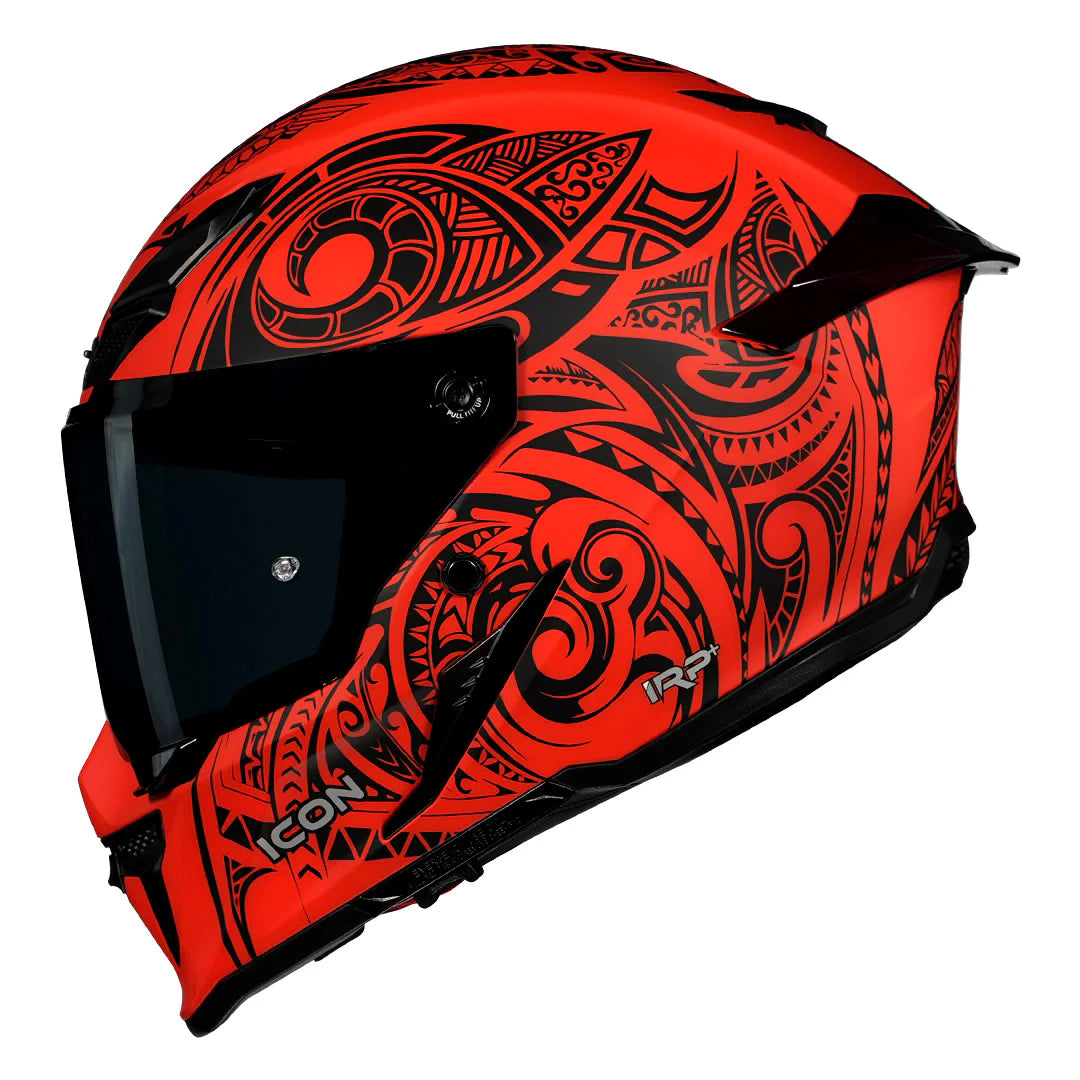 KORDA ICON MAORI HELMET - MATT RED