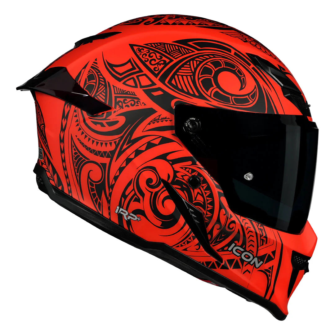 KORDA ICON MAORI HELMET - MATT RED