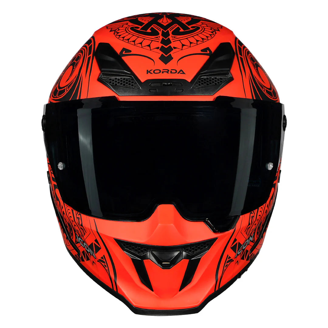 KORDA ICON MAORI HELMET - MATT RED