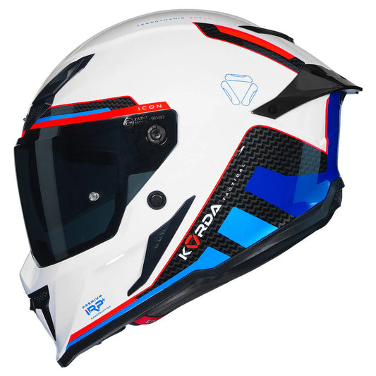 KORDA ICON TOKIO HELMET - GLOSS WHITE BLUE