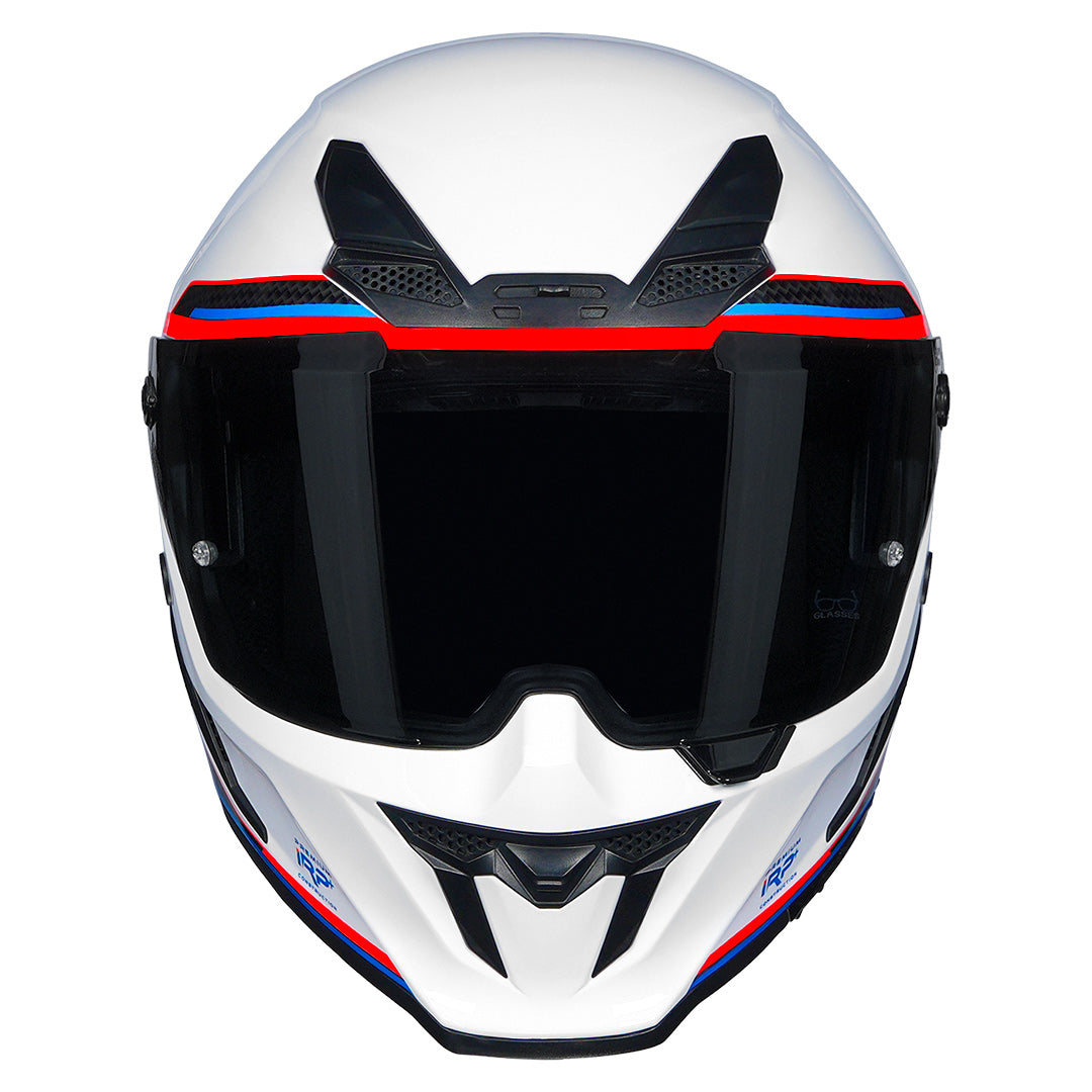 KORDA ICON TOKIO HELMET - GLOSS WHITE BLUE