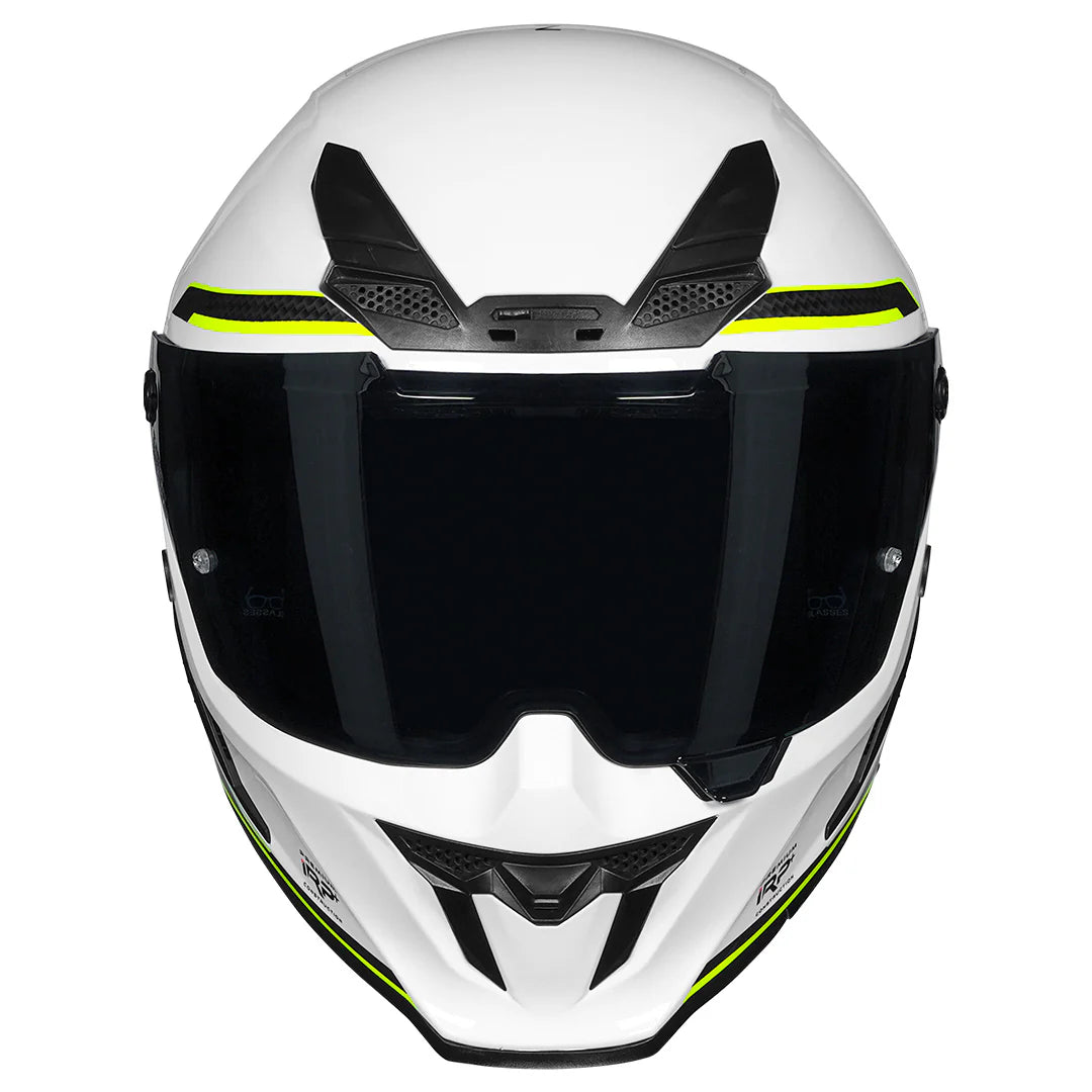 KORDA ICON TOKIO HELMET - FLUORESCENT WHITE YELLOW