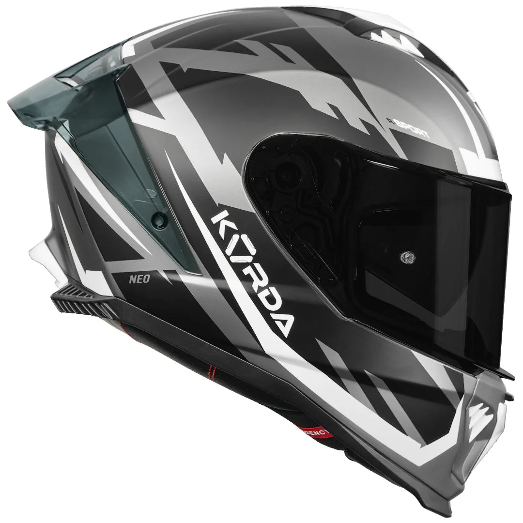KORDA NEO ATOS MATT BLACK HELMET