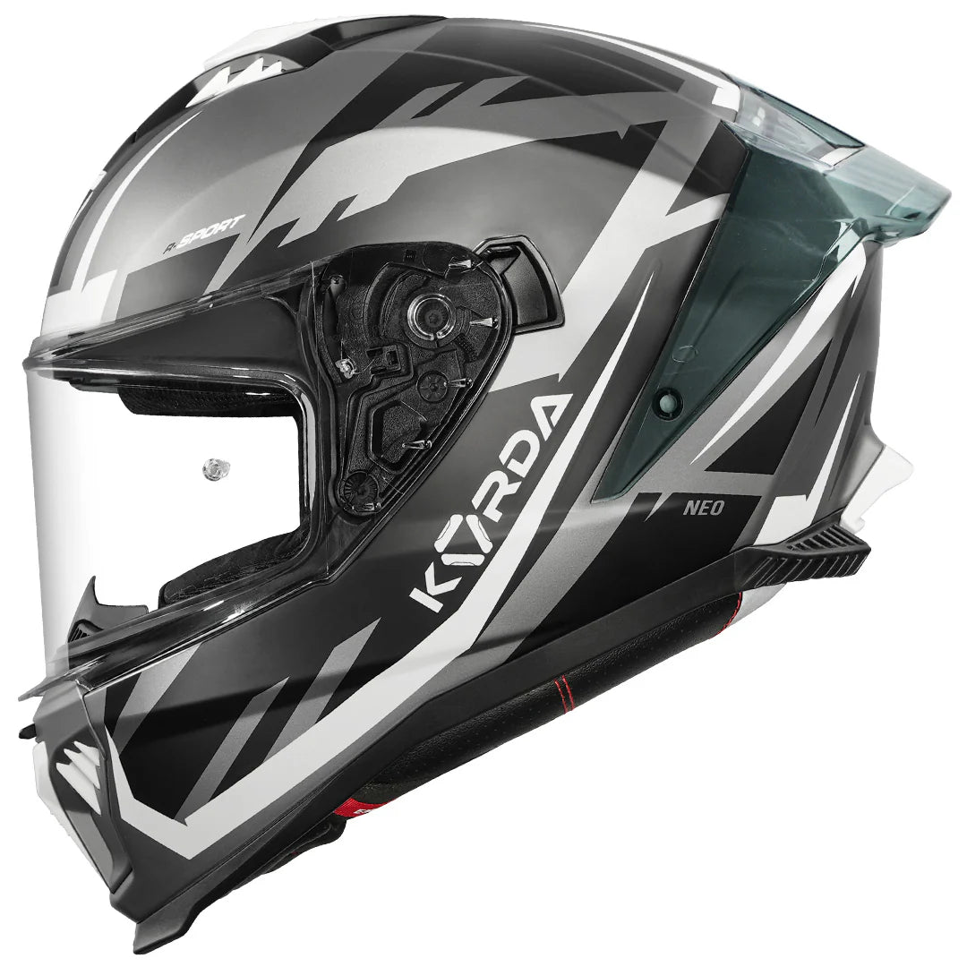 KORDA NEO ATOS MATT BLACK HELMET