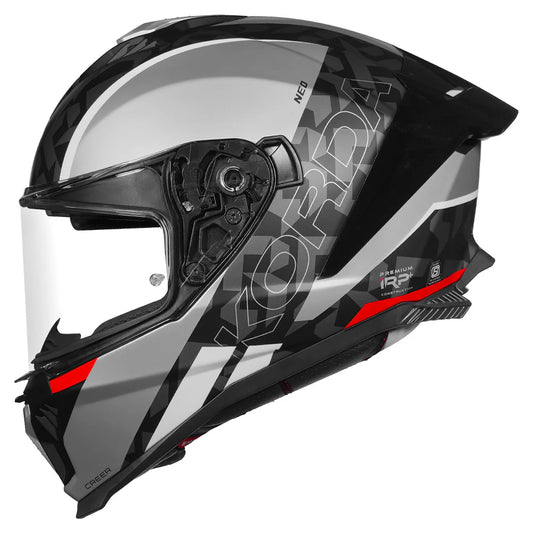 KORDA NEO CREER HELMET - MATT GREY RED