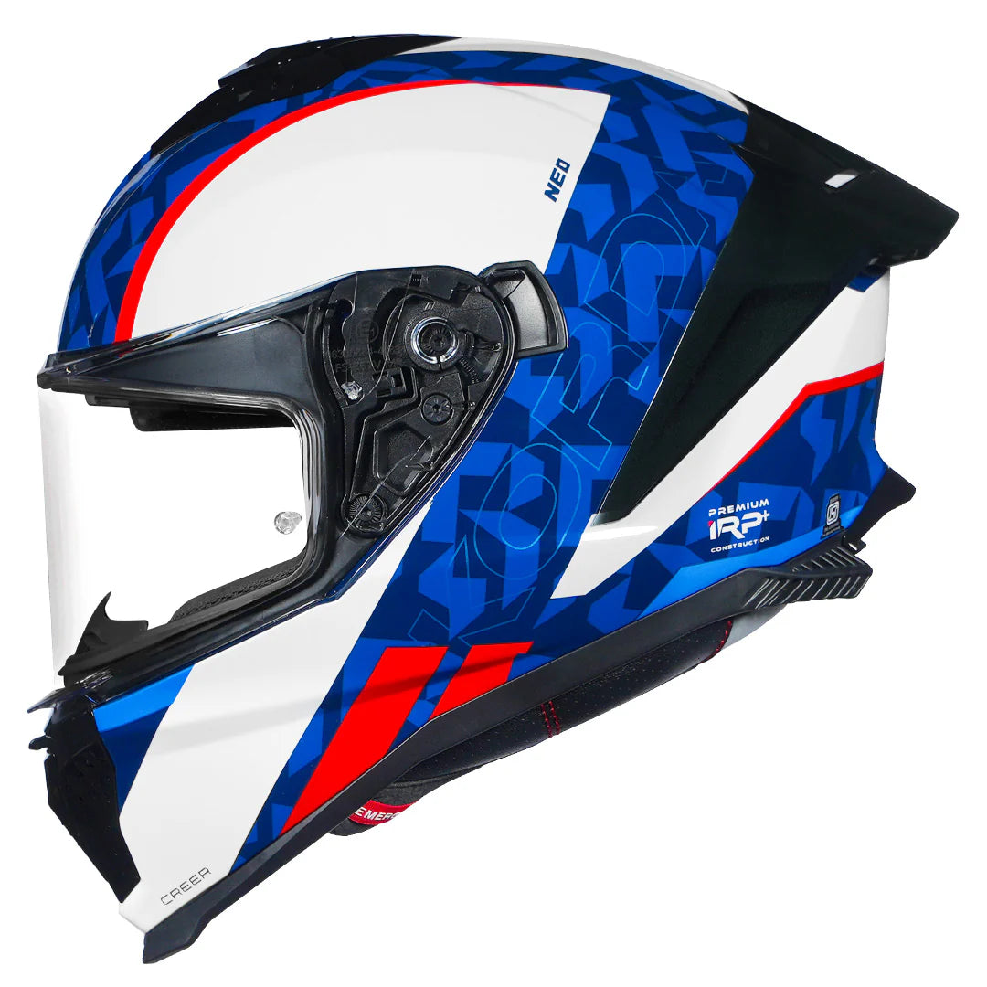 KORDA NEO CREER HELMET - WHITE & BLUE