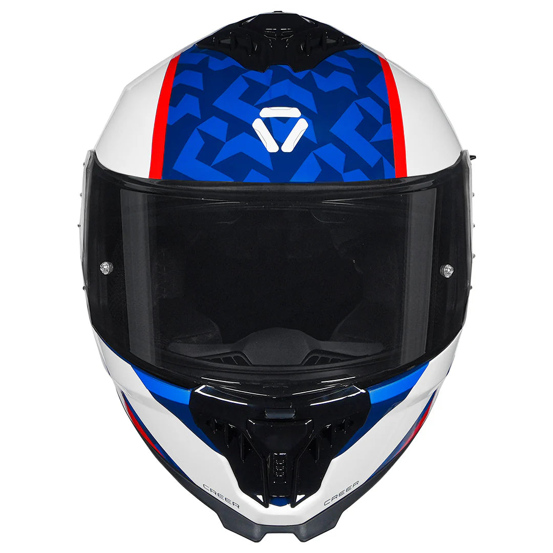 KORDA NEO CREER HELMET - WHITE & BLUE