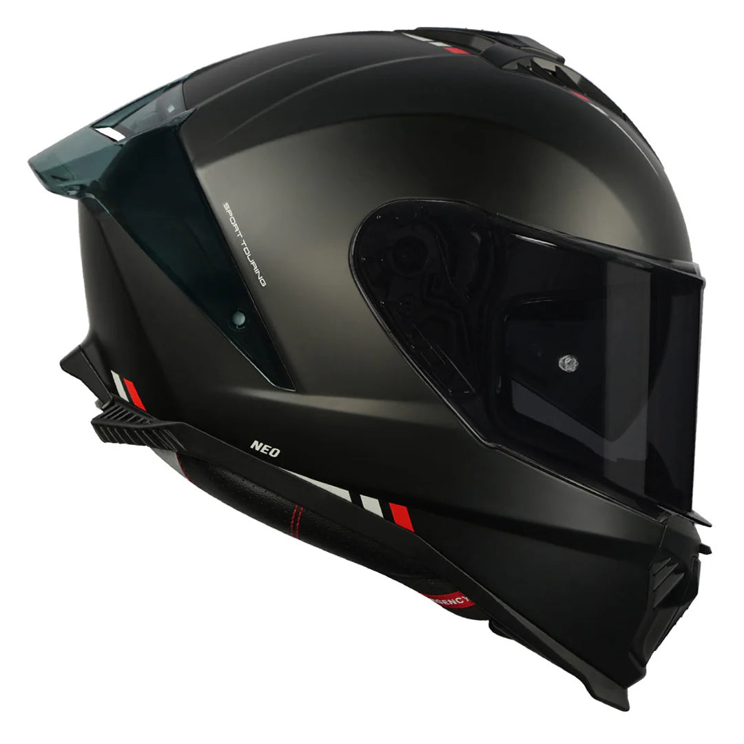 KORDA NEO SOLID MATT BLACK HELMET