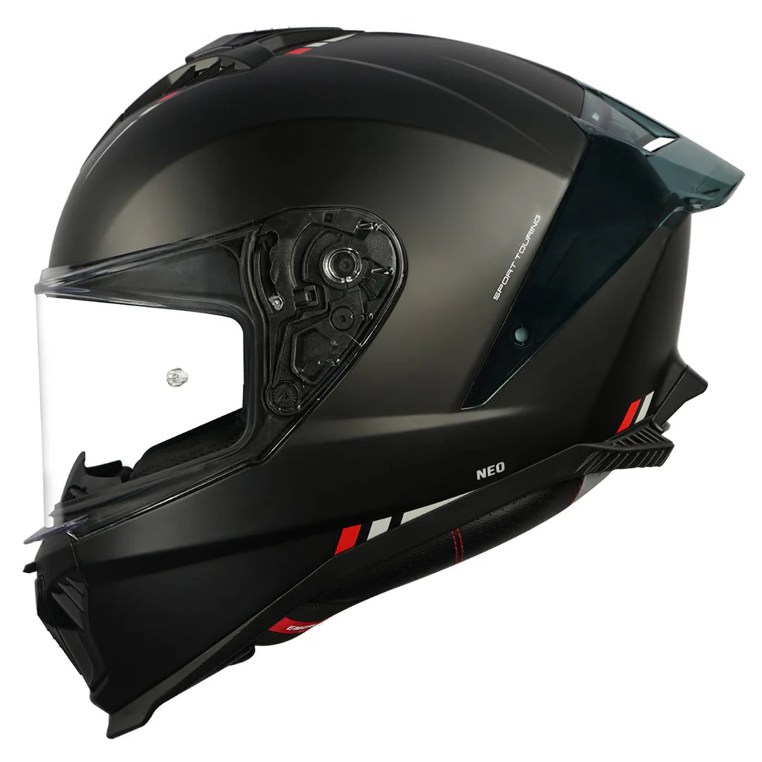 KORDA NEO SOLID MATT BLACK HELMET