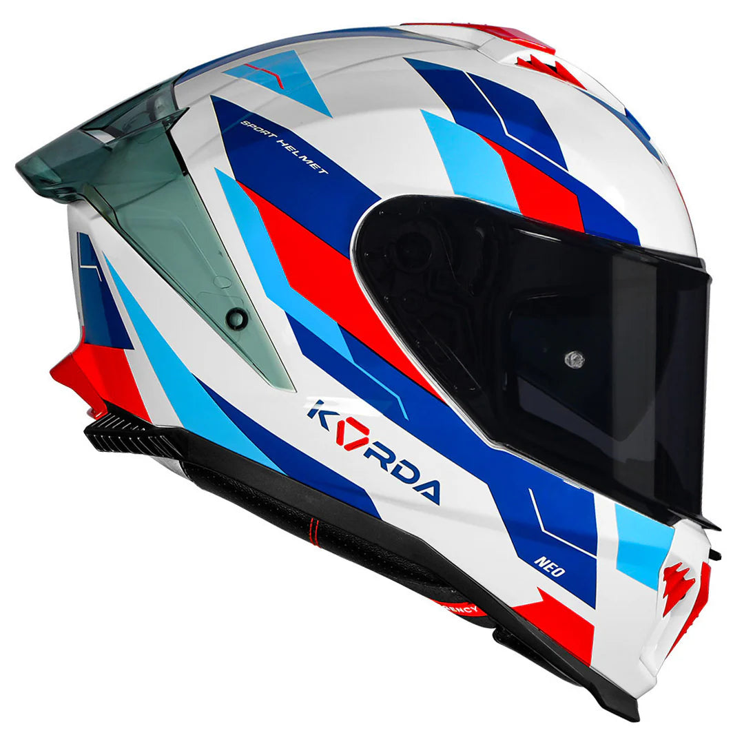 KORDA NEO TITAN GLOSS BLUE HELMET