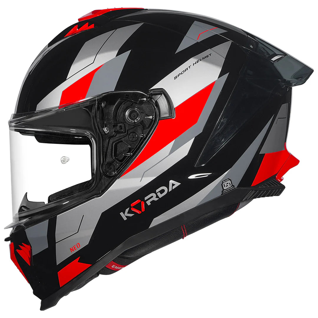 KORDA NEO TITAN GLOSS RED HELMET