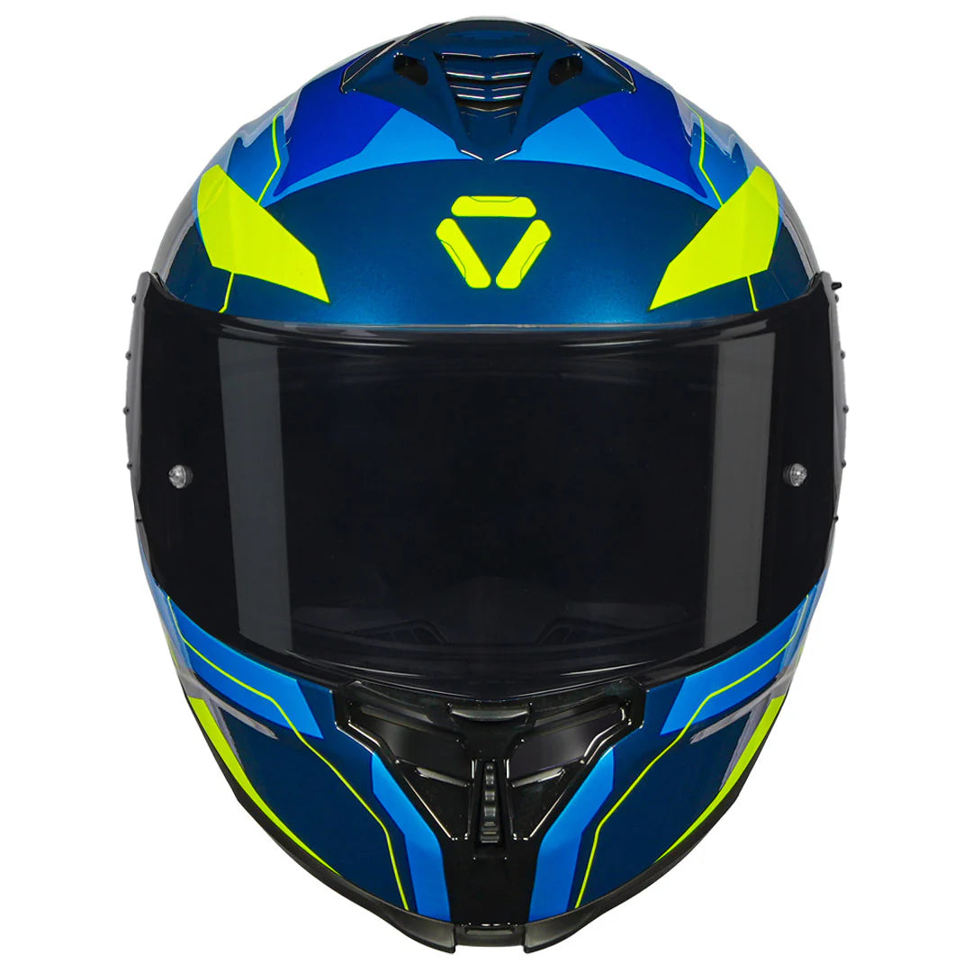 KORDA SHOCKWAVE FLOW GLOSS BLUE HELMET