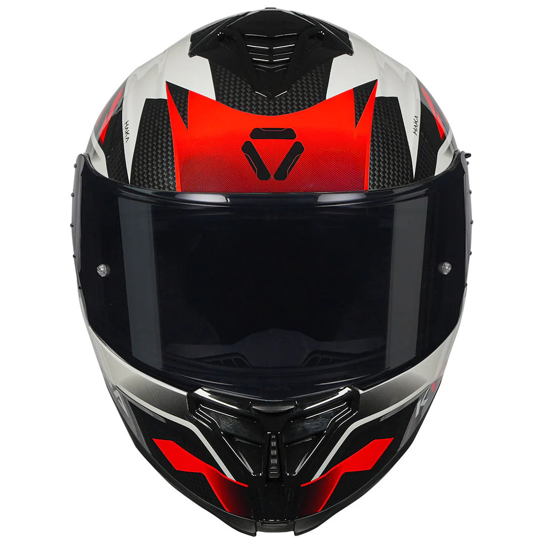 KORDA SHOCKWAVE HAKA GLOSS RED HELMET