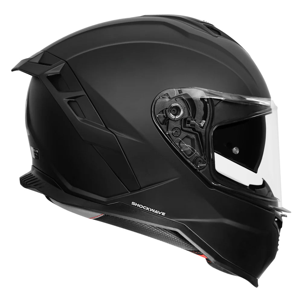 KORDA SHOCKWAVE SOLID MATT BLACK HELMET