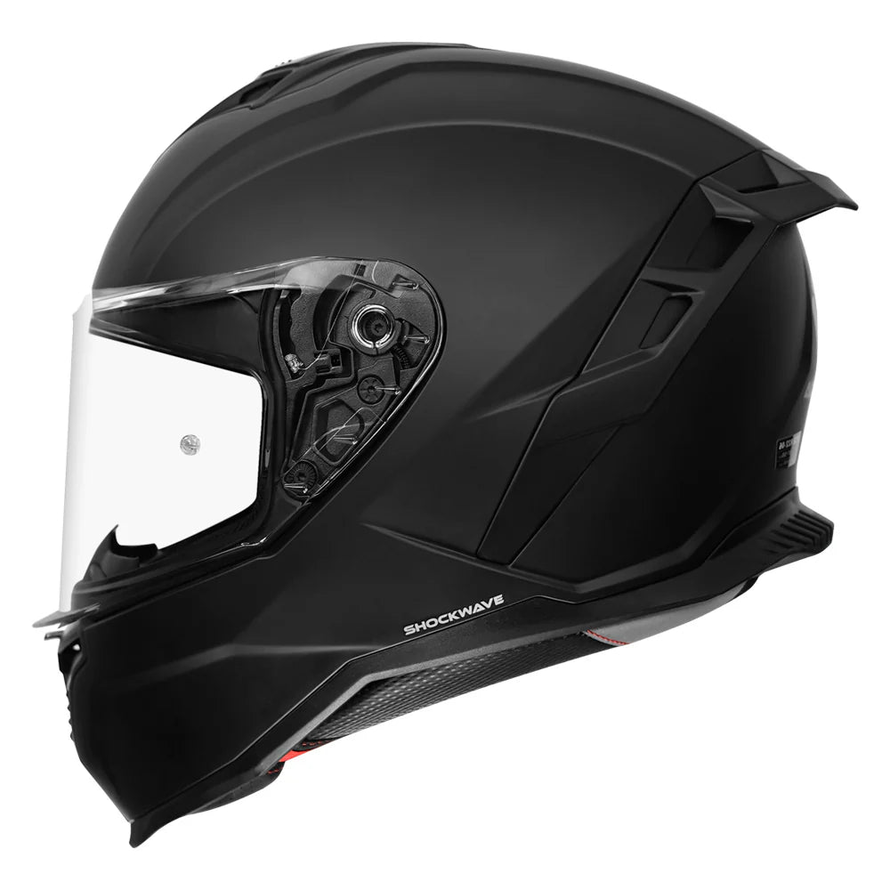 KORDA SHOCKWAVE SOLID MATT BLACK HELMET