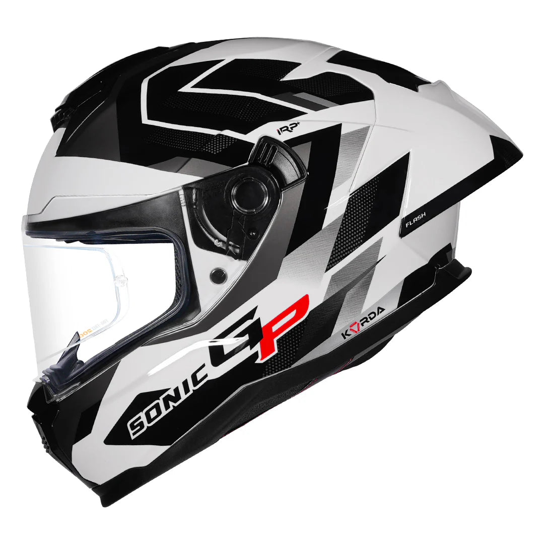 KORDA SONIC GP FLASH HELMET - WHITE