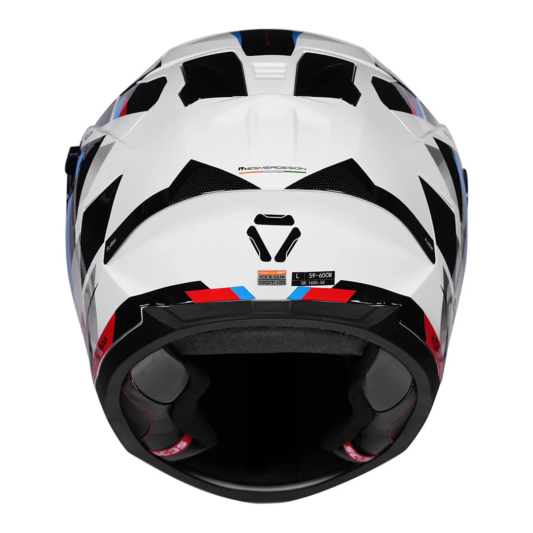 KORDA SONIC GP FLASH HELMET - BLUE