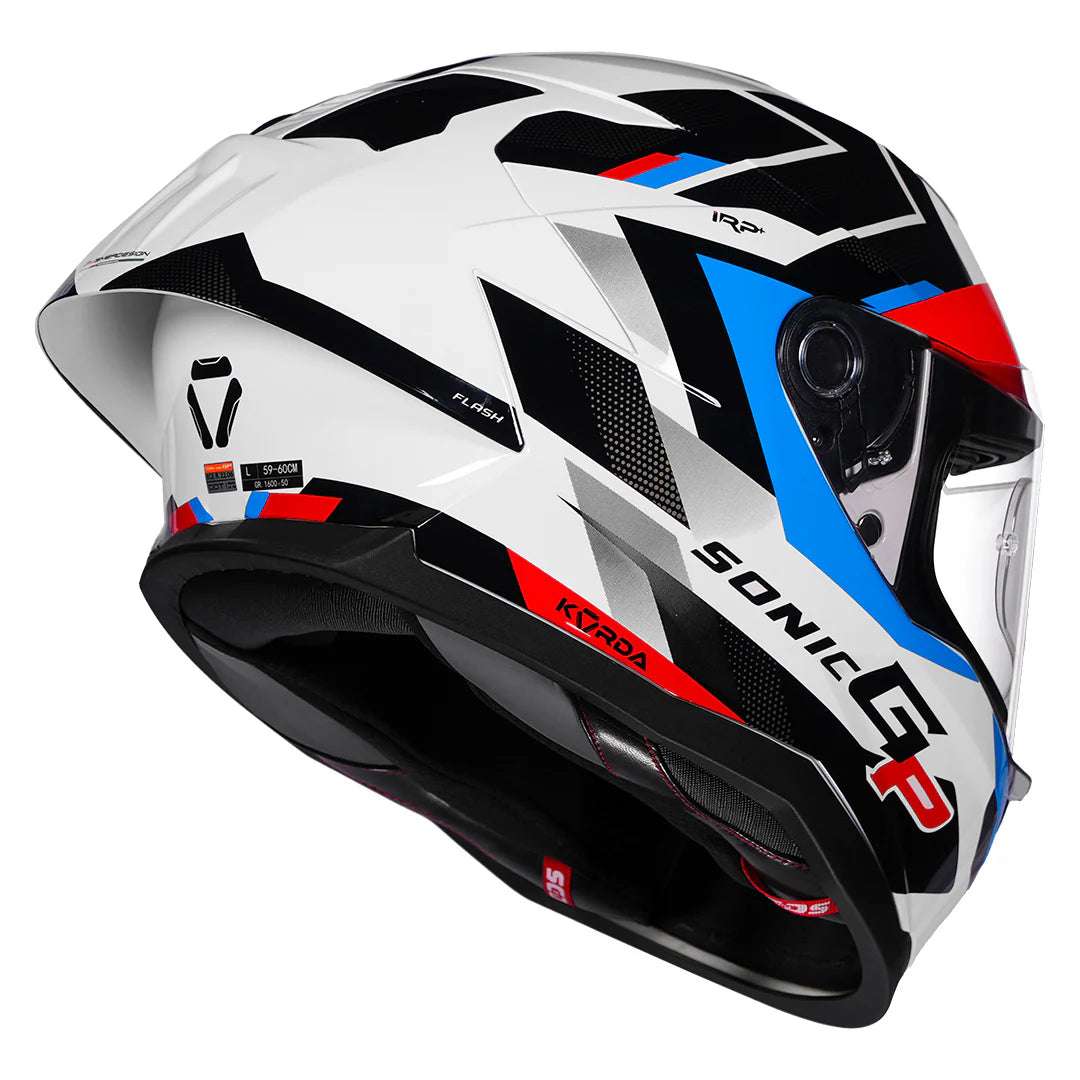 KORDA SONIC GP FLASH HELMET - BLUE