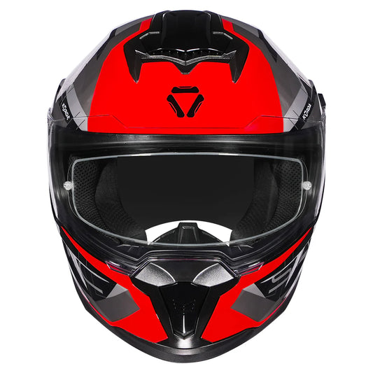 KORDA SONIC GP ROADLION HELMET - BLACK RED